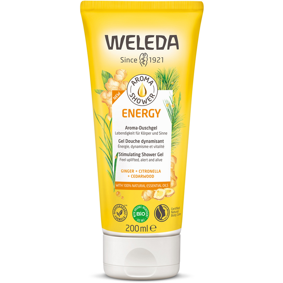 Energy Shower Gel Ginger, Citronella & Cedarwood 200ml Weleda