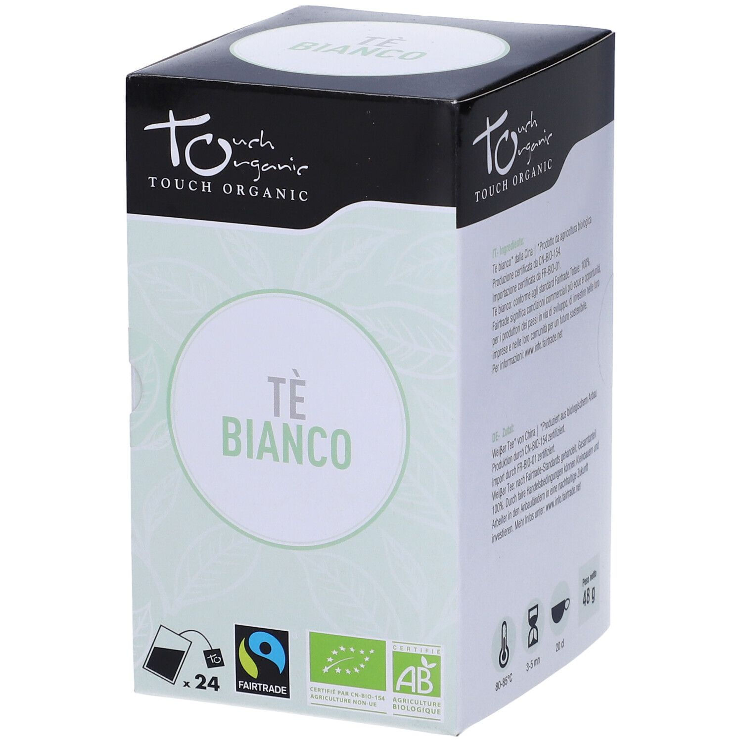 White Tea in Bags 48g Touch Organic
