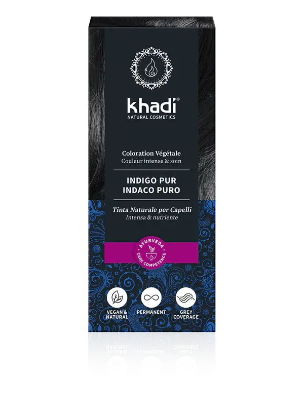 Pure Indigo Natural Hair Dye 100g Khadi