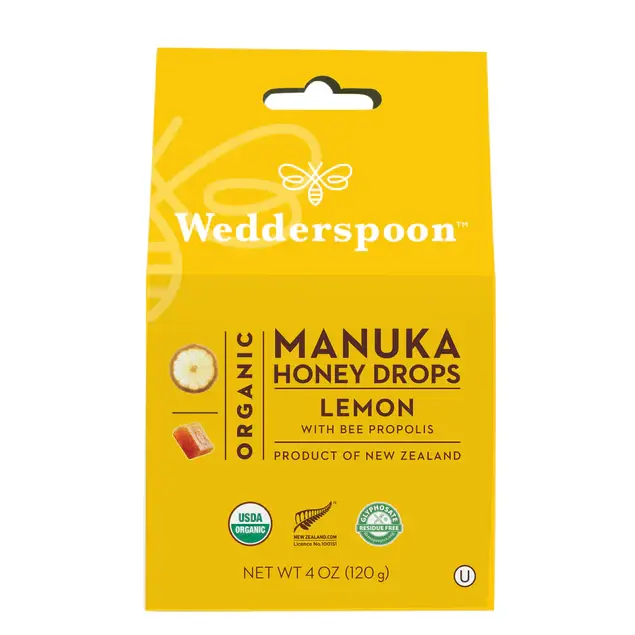 Manuka Honey Lemon Lozenges 120g Wedderspoon