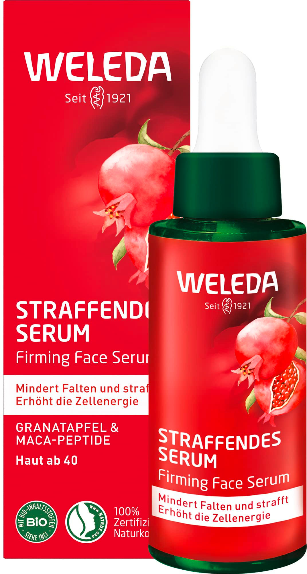 Firming Face Serum Pomegranate & Maca Peptides 30ml Weleda