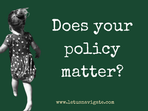 What Does Your Behaviour Policy Communicate About Children?