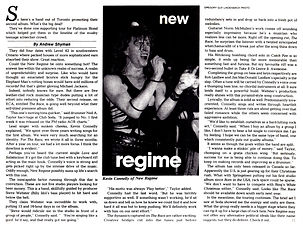 Kevin Connelly - New Regime