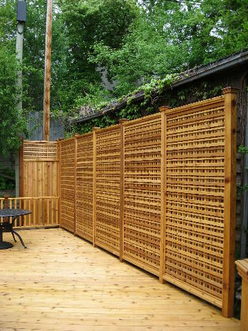 Cedar Screenwall