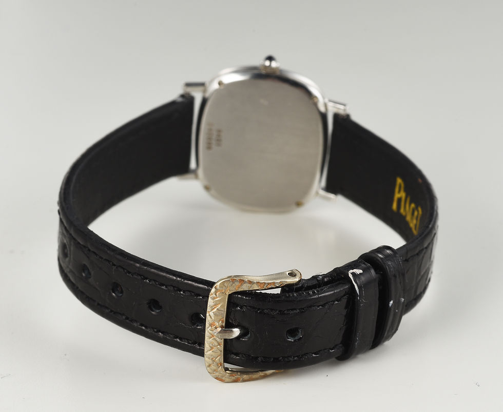 Thumbnail: Vintage 1970s Ladies' Piaget Manual watch in 18K White Gold Ref.9451