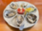 oysters on the half shell