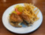 blackened sea bass sandwich
