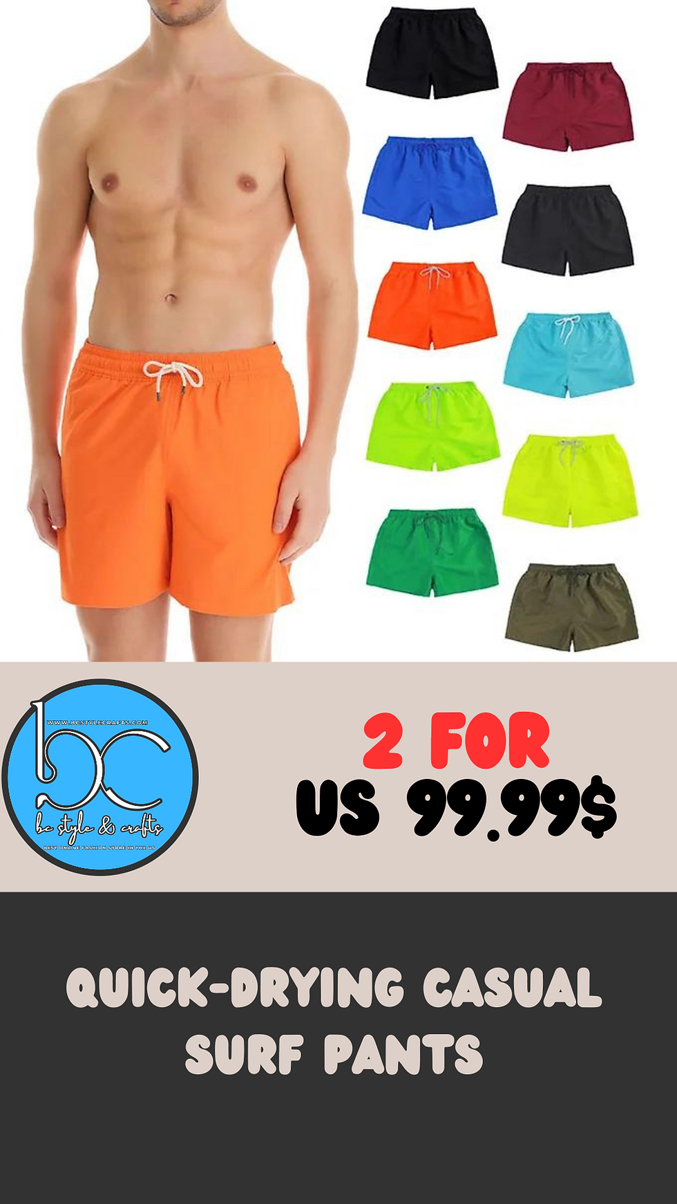 Thumbnail: Quick-drying Casual Surf Pants