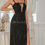 Thumbnail: High Slit Sequin Sling Evening Dress