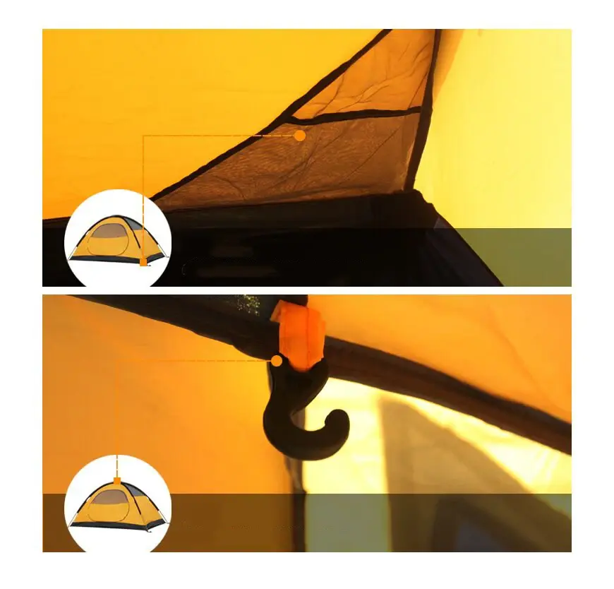 Thumbnail: Double-Layer Aluminum Pole Camping Tent