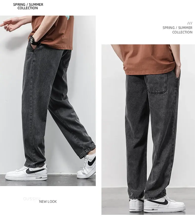 Thumbnail: Urban Sovereign – High-Waisted Straight Meridian Denim