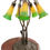 Thumbnail: LOT 3717: Amber/Green Pond Lily 5 Shades Table Lamp 17"