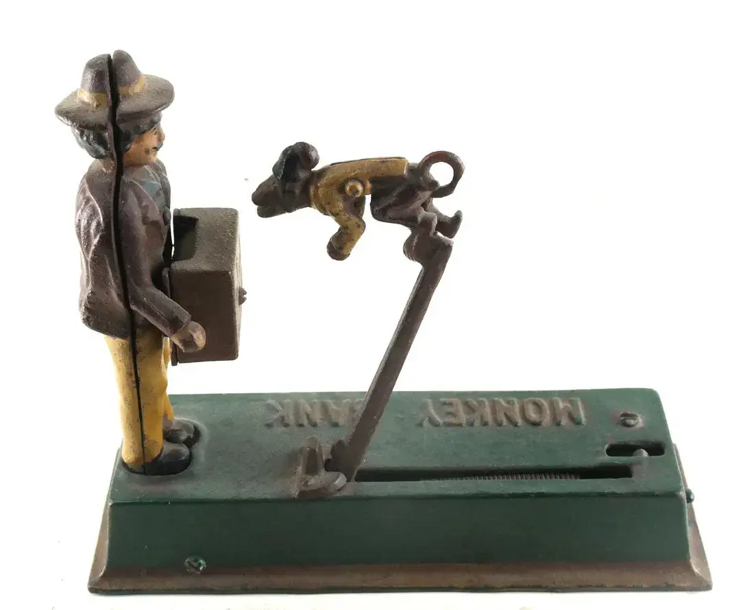 LOT 3918: Organ Grinder-Form Bank