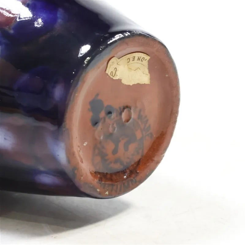 Thumbnail: Lot 3894: Pair of English Phoenix Ware Glazed Pottery Vases