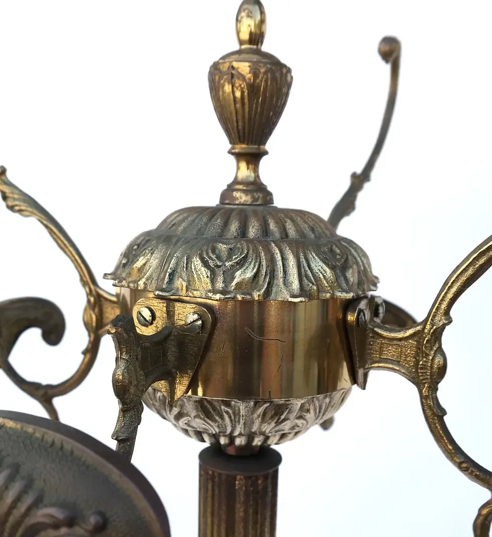 Thumbnail: Regency-Style Metal Coat Rack