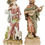 Thumbnail: Lot 3897: ANTIQUE ROYAL DUX BOHEMIA EARTHENWARE FIGURINES