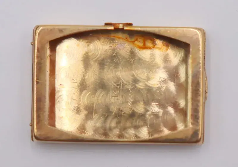 Thumbnail: Hamilton 14kt Gold and Diamond Watch.