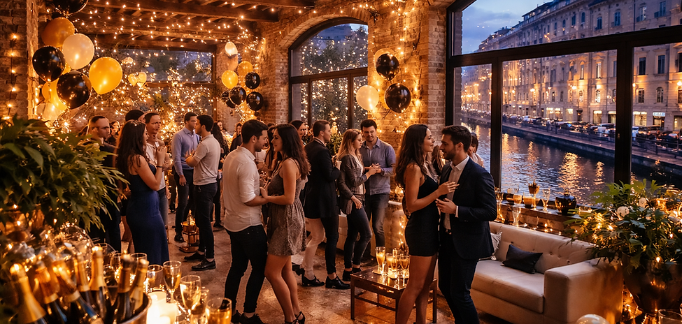Una festa in un Loft sui Navigli Milano
