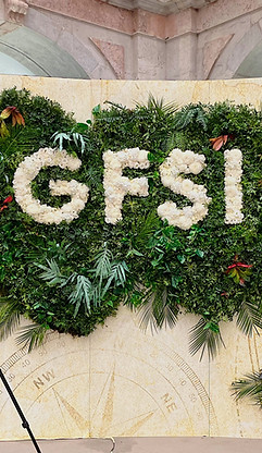 Scenography and flower decor for Deloitte