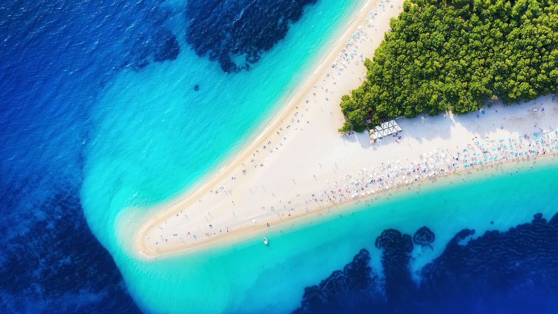 Golden Horn Beach & North Shore of Hvar Island