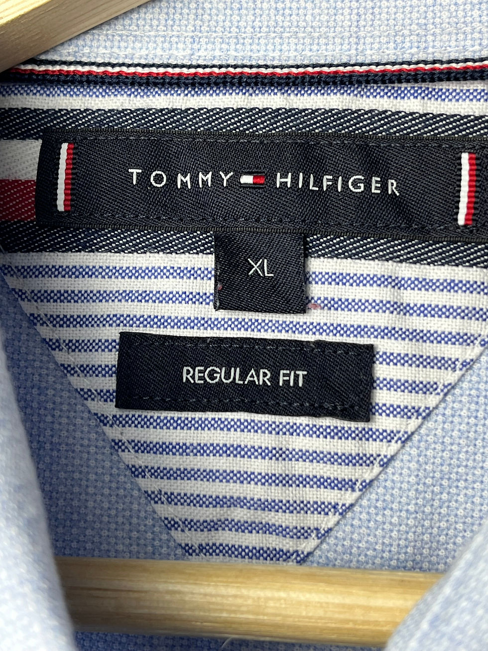 Thumbnail: Tommy Hilfiger XL Vintage Light Blue Shirt – Regular Fit