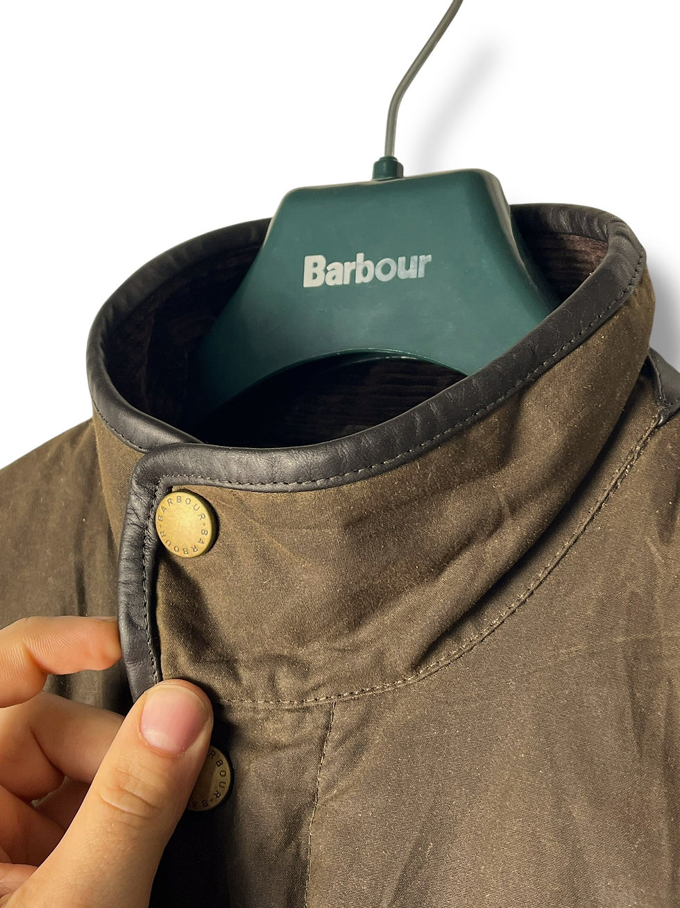 Thumbnail: Barbour Hereford Wax Jacket – Olive – Size L