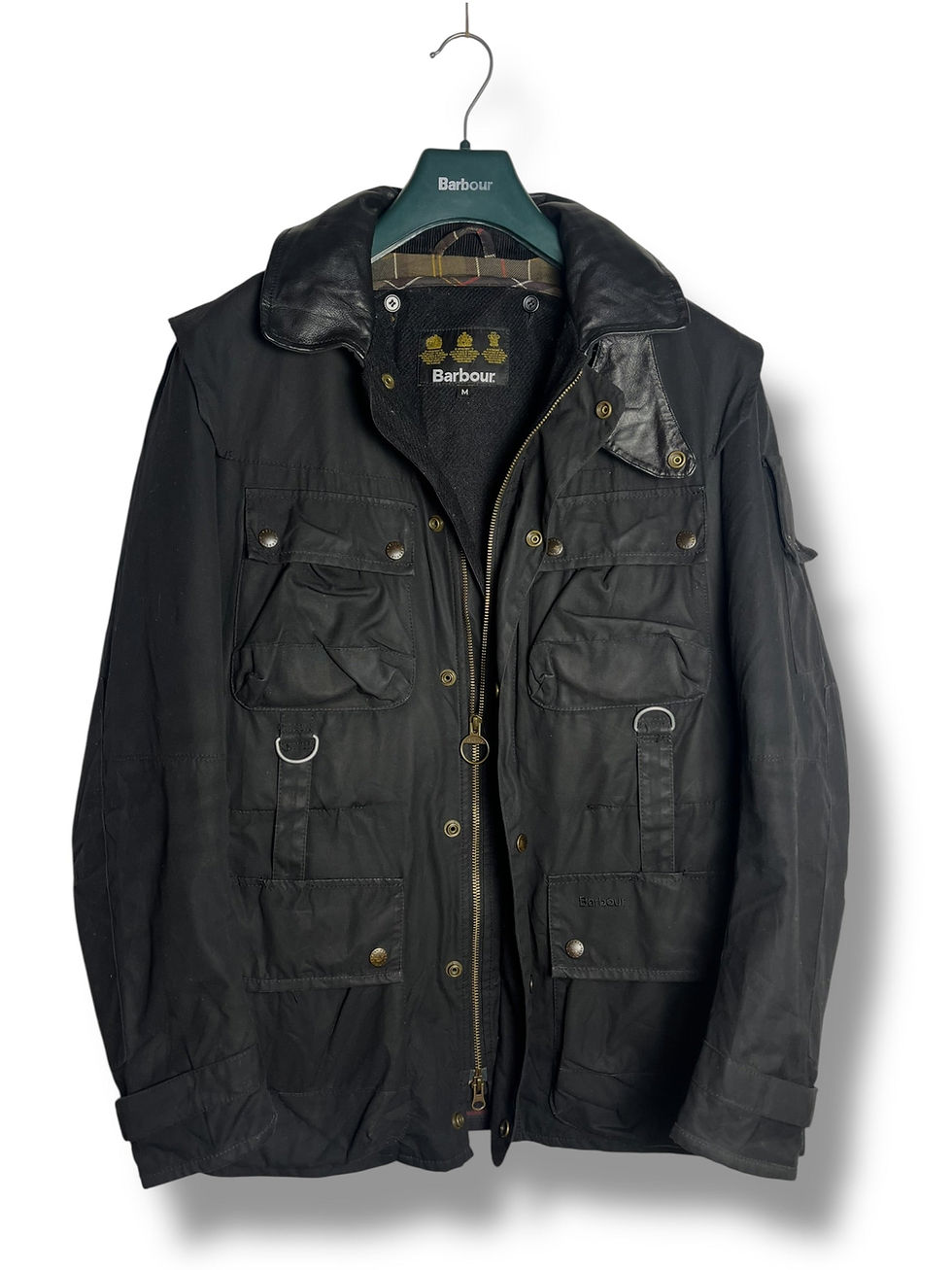 Thumbnail: Selected by Draps — Barbour Tokito Field Jacket Waxed Cotton Black M