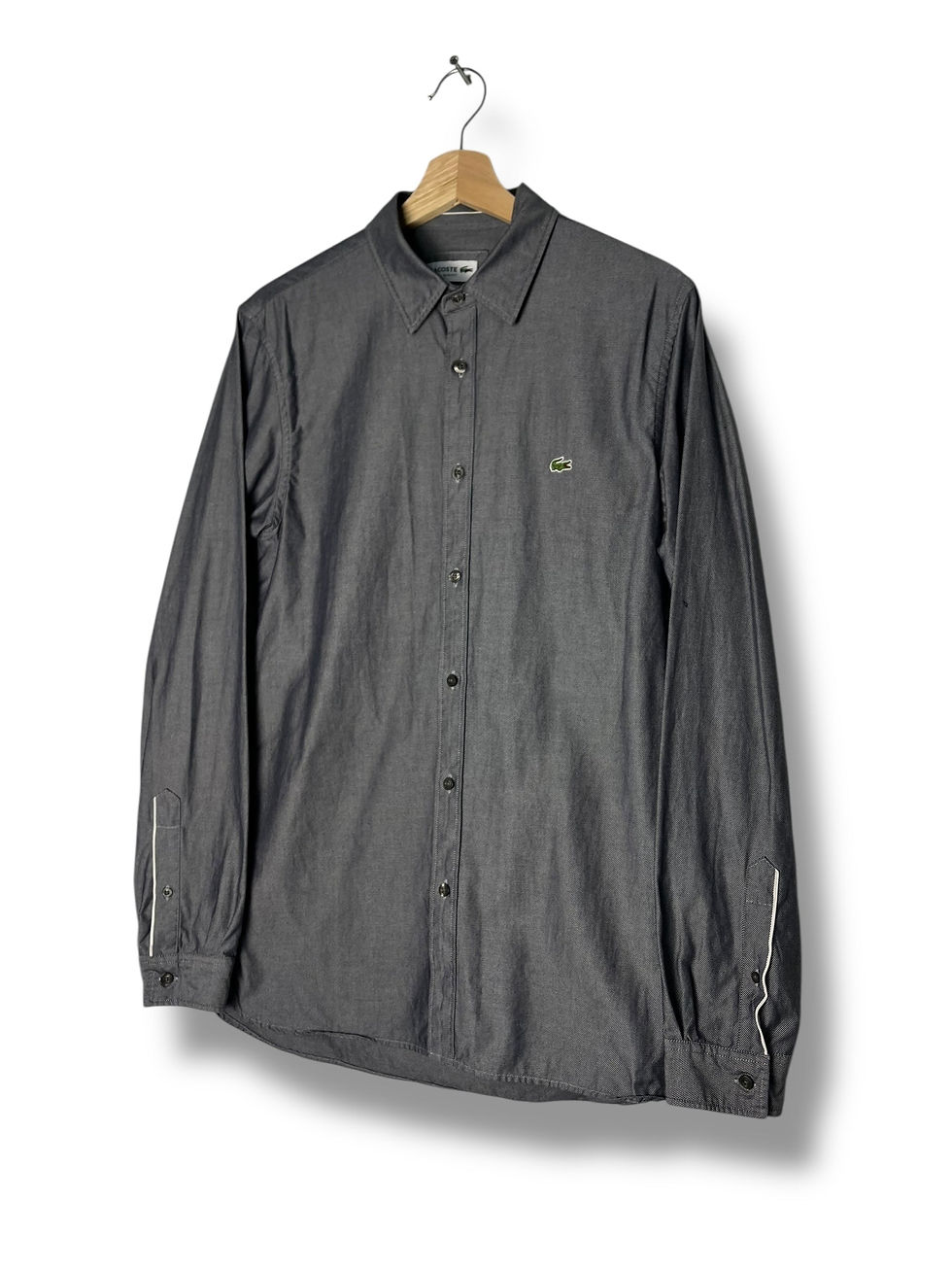 Thumbnail: Lacoste Grey Slim Fit Shirt Size 39 (S/M)