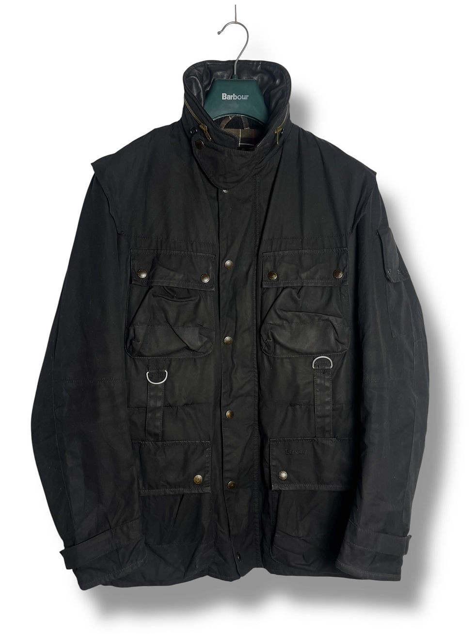 Thumbnail: Selected by Draps — Barbour Tokito Field Jacket Waxed Cotton Black M
