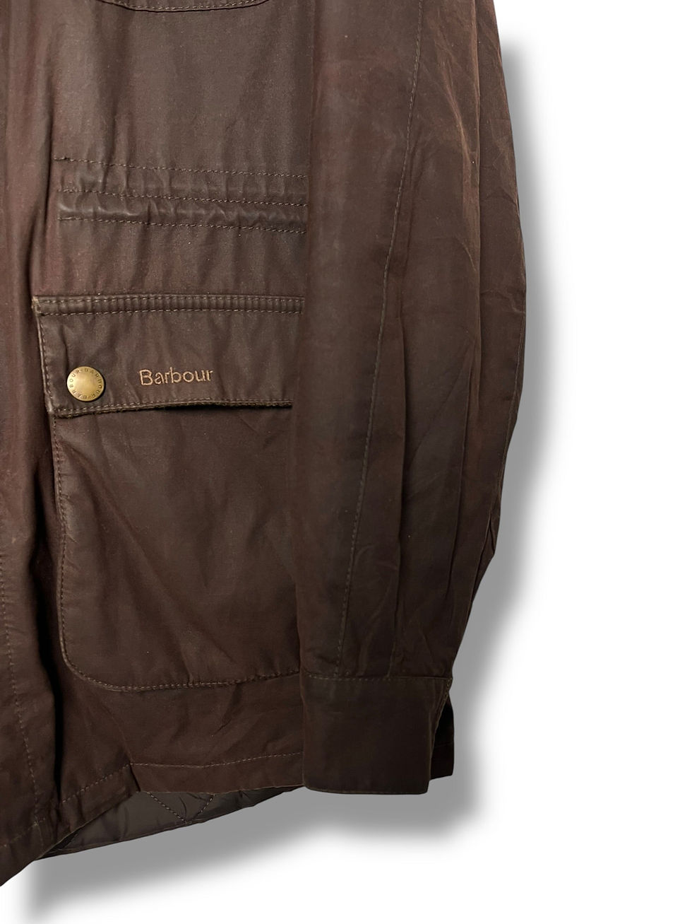 Thumbnail: Barbour Northolt Wax Parka Brown Rust L Hooded Winter Jacket
