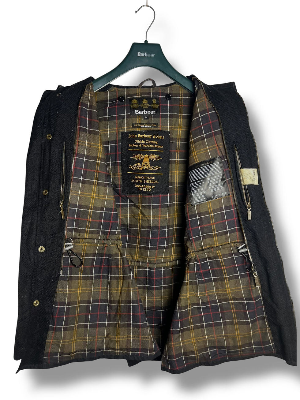 Thumbnail: Selected by Draps — Barbour Tokito Field Jacket Waxed Cotton Black M