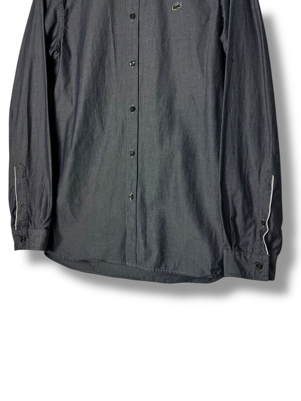 Thumbnail: Lacoste Grey Slim Fit Shirt Size 39 (S/M)