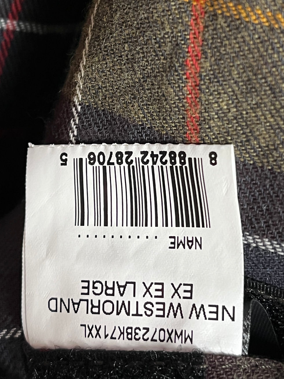 Thumbnail: Barbour New Westmorland Waxed Cotton Gilet Navy Blue XXL Heritage Vest
