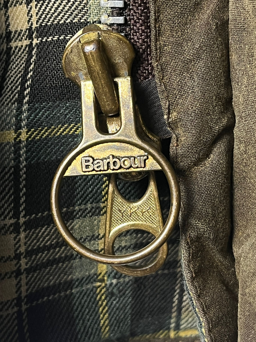 Thumbnail: Rare 1980s Barbour Solway Zipper Wax Jacket – Olive – C44