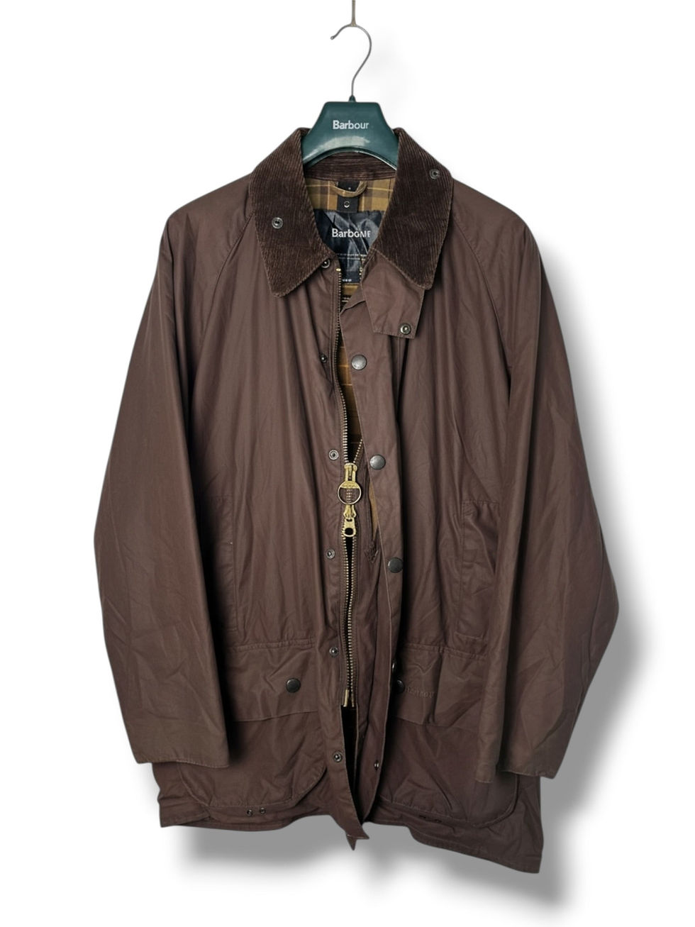 Thumbnail: Barbour Beaufort Wax Jacket Brown C46 XL Vintage 2000s Classic