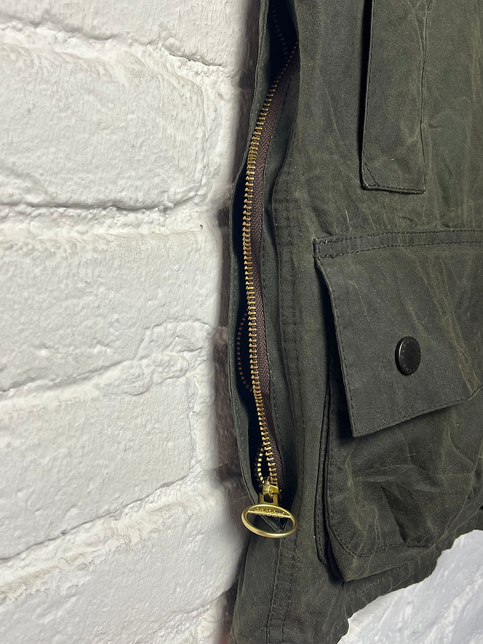 Thumbnail: Barbour Beaufort Wax Jacket – Sage – C34 (XS)