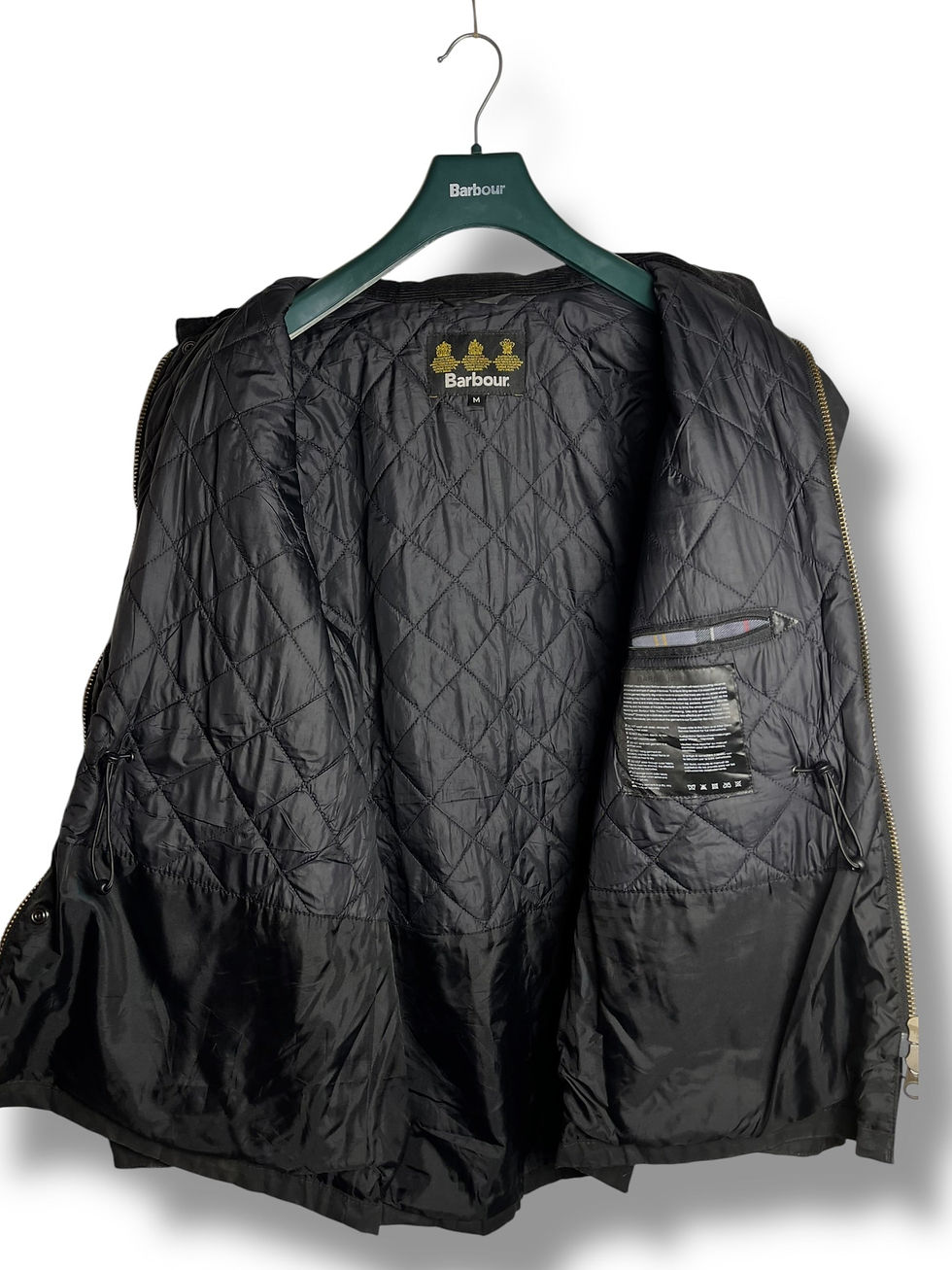Thumbnail: Barbour Sapper Wax Jacket Black Cotton Utility Jacket Medium