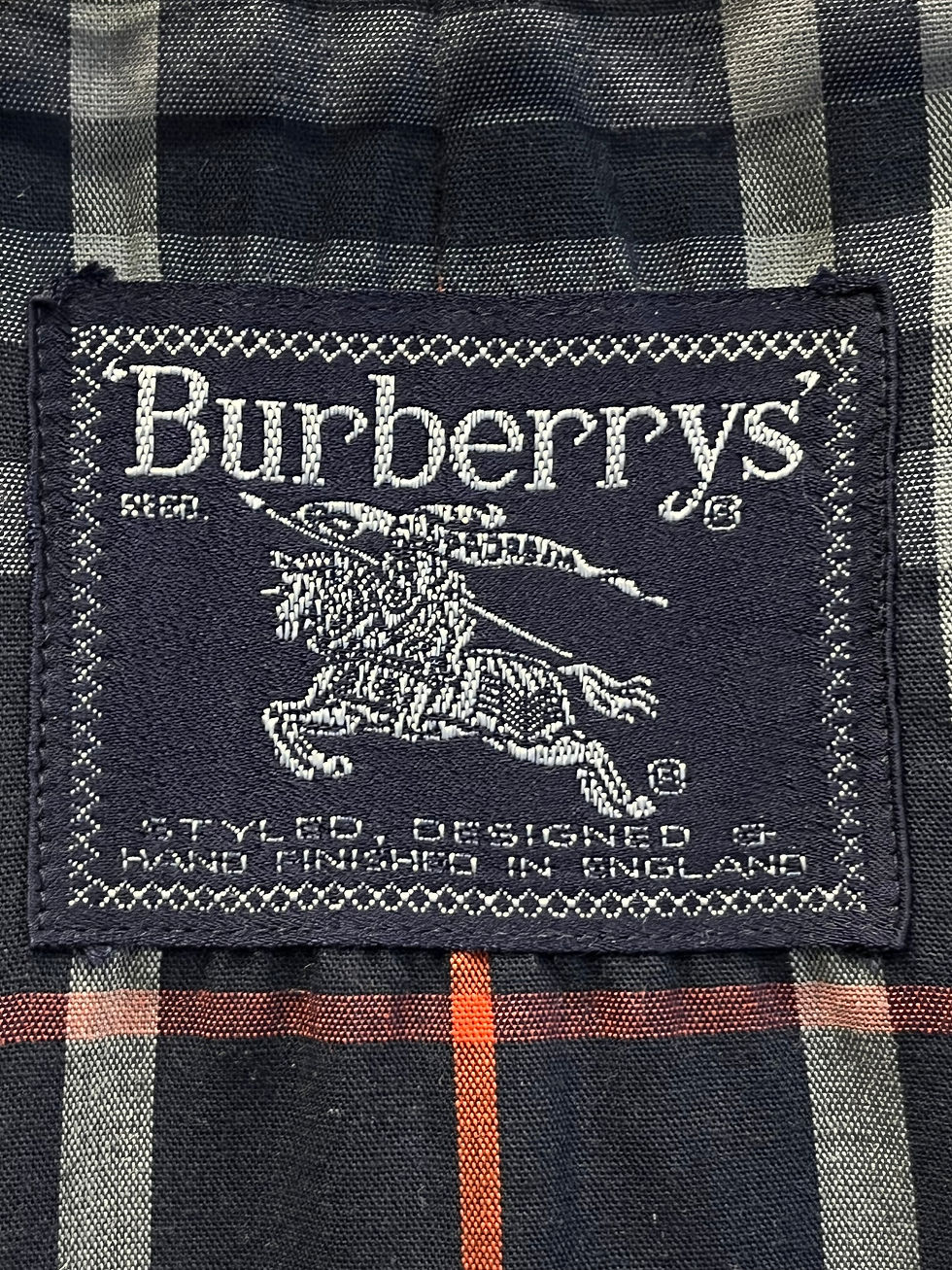 Thumbnail: Burberry Trench Coat – Navy Blue – IT 52 (XL Men)