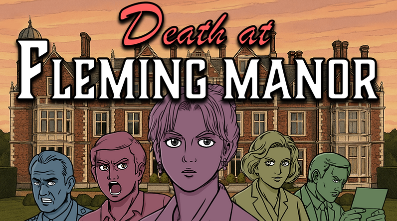 플레밍저택의 죽음(Death at Fleming Manor) title