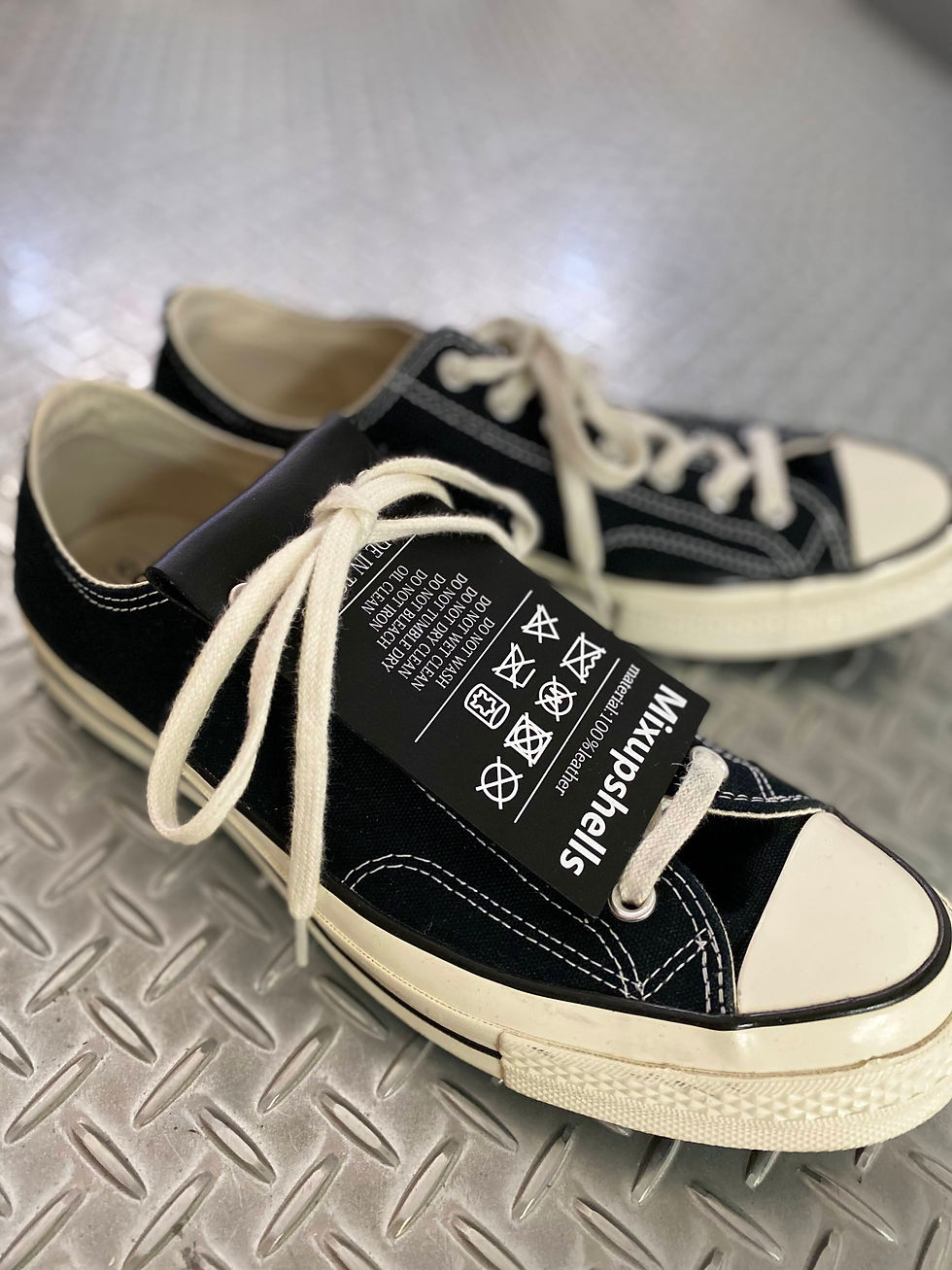 サムネイル： LAUNDRY TAG：BLACK