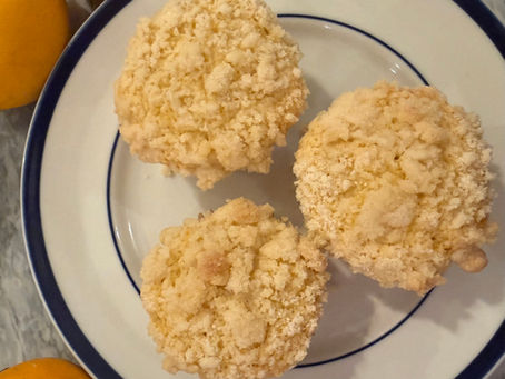 Dairy Free Meyer Lemon Muffins