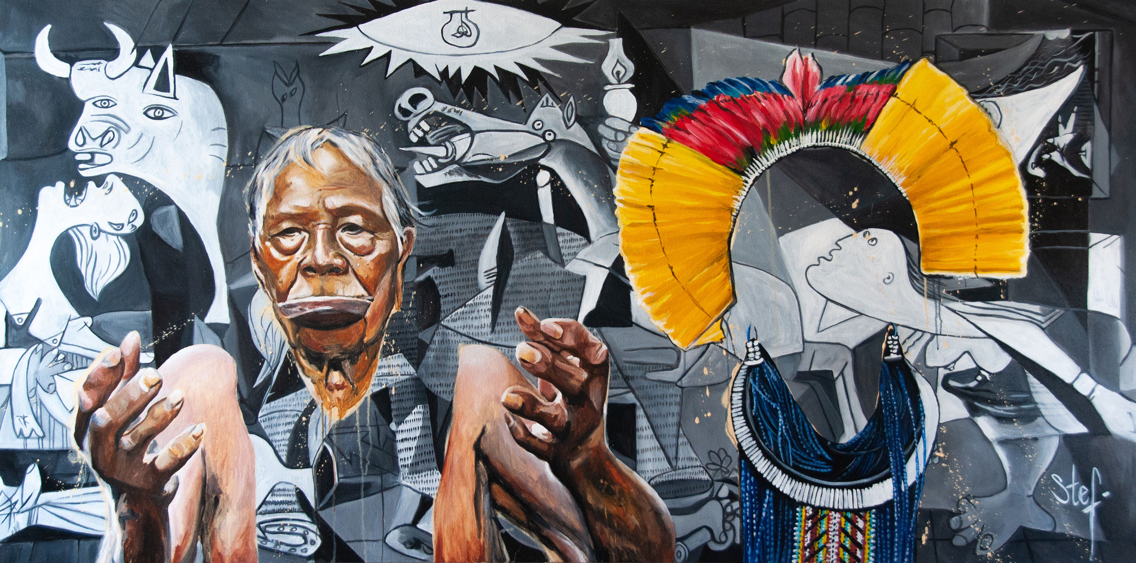 Guernica do Brasil 100x200x4 cm