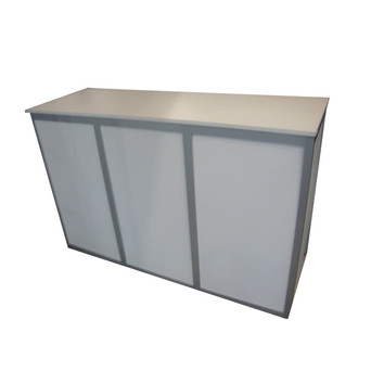 White Lockable Counter $180