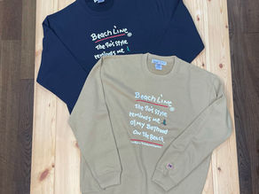 BeachLine 裏毛スウェット入荷しました
