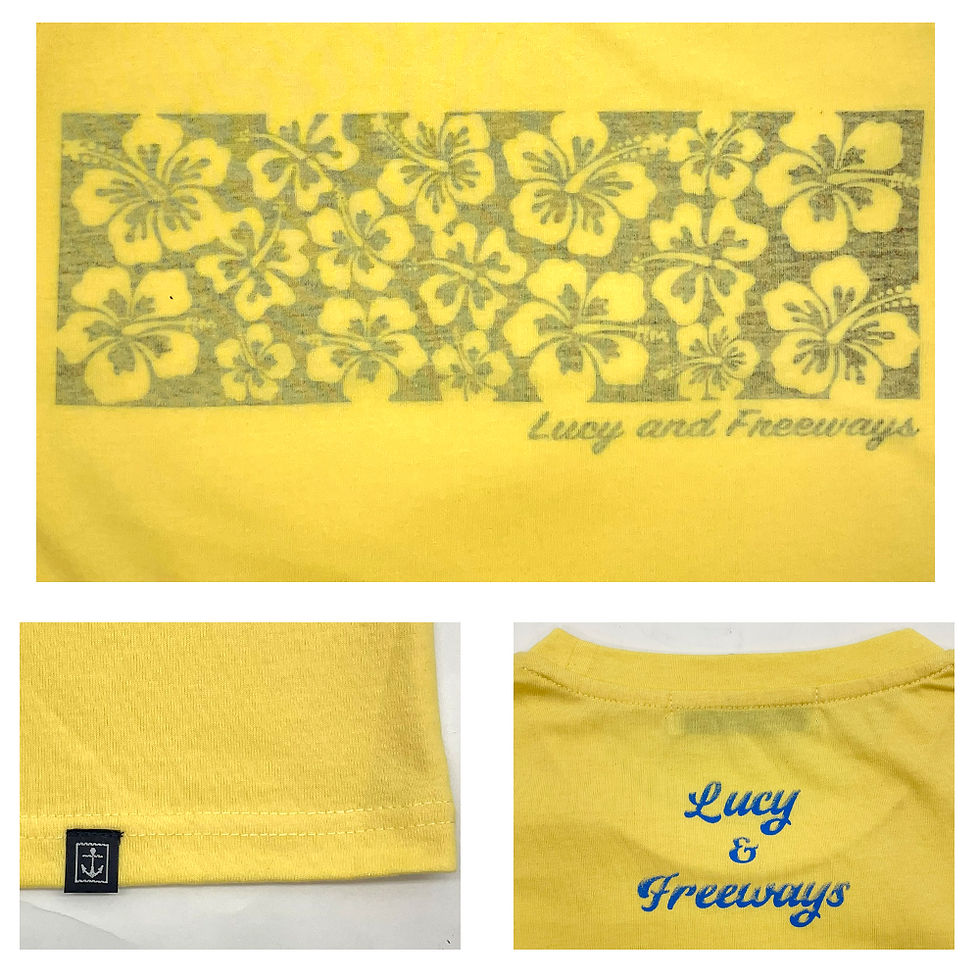 サムネイル： LUCY & FREEWAYS HIBISCUS BORDER T
