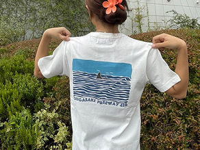 F253CTS017 Chigasaki(Eboshi Iwa) Henry Neck T-Shirt