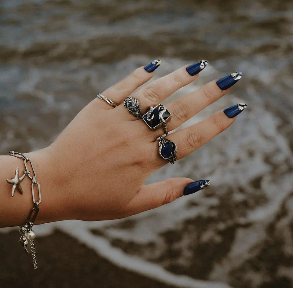 Thumbnail: The siren's secret blue stone ring 