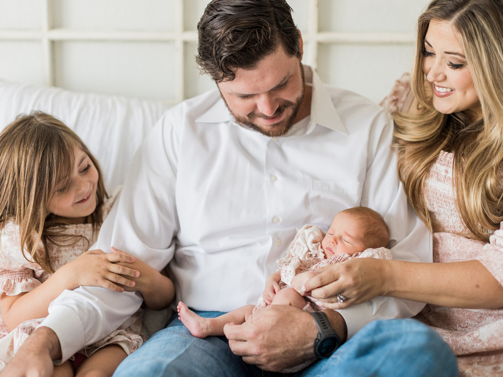 at home newborn session