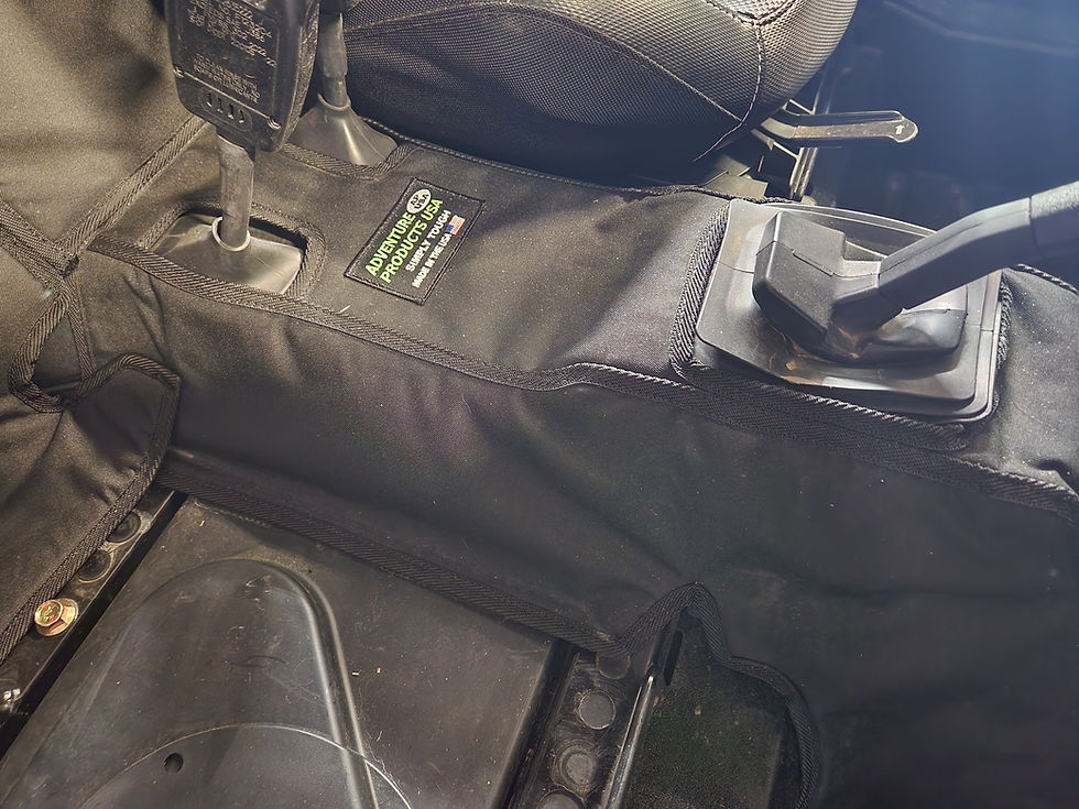 RZR2015-23 Trail50, S, XP and Turbo Front Seat Center Console Heatshield |  adventureproductsusa