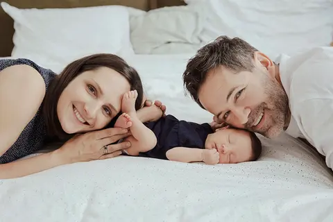Baby Babyfotografie Babyfotos mit Eltern Aargau Solothurn Lenzburg Fotograf Aarau